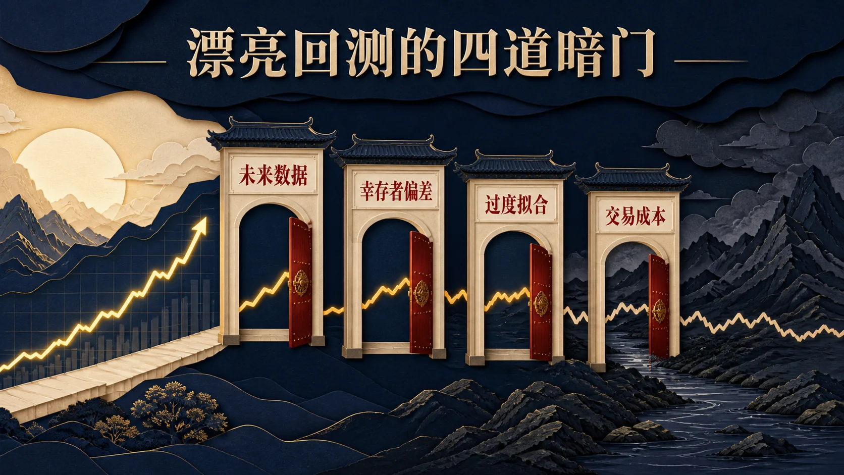 回测要经过未来数据、幸存者偏差、过度拟合与交易成本检查
